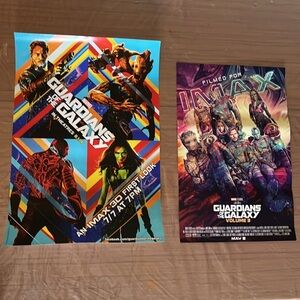 Guardians of the Galaxy BOTH Movie posters (1st & 3rd)